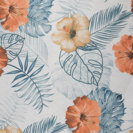 Lino Italiano Flores Tropicales